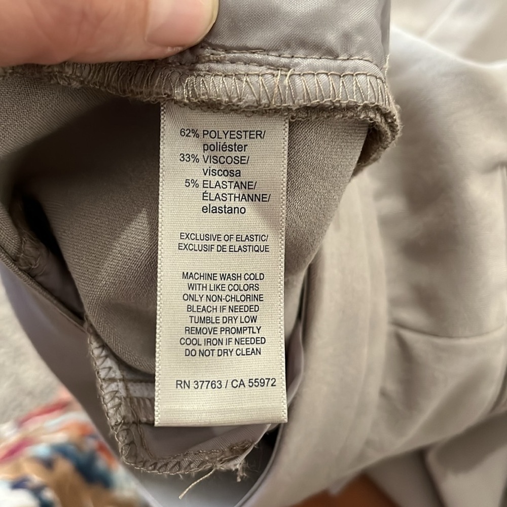 Rafaella Curvy Set- Navy, Beige Tan Formal Dress Women’s Pants, Size 4, EUC - Picture 13 of 17